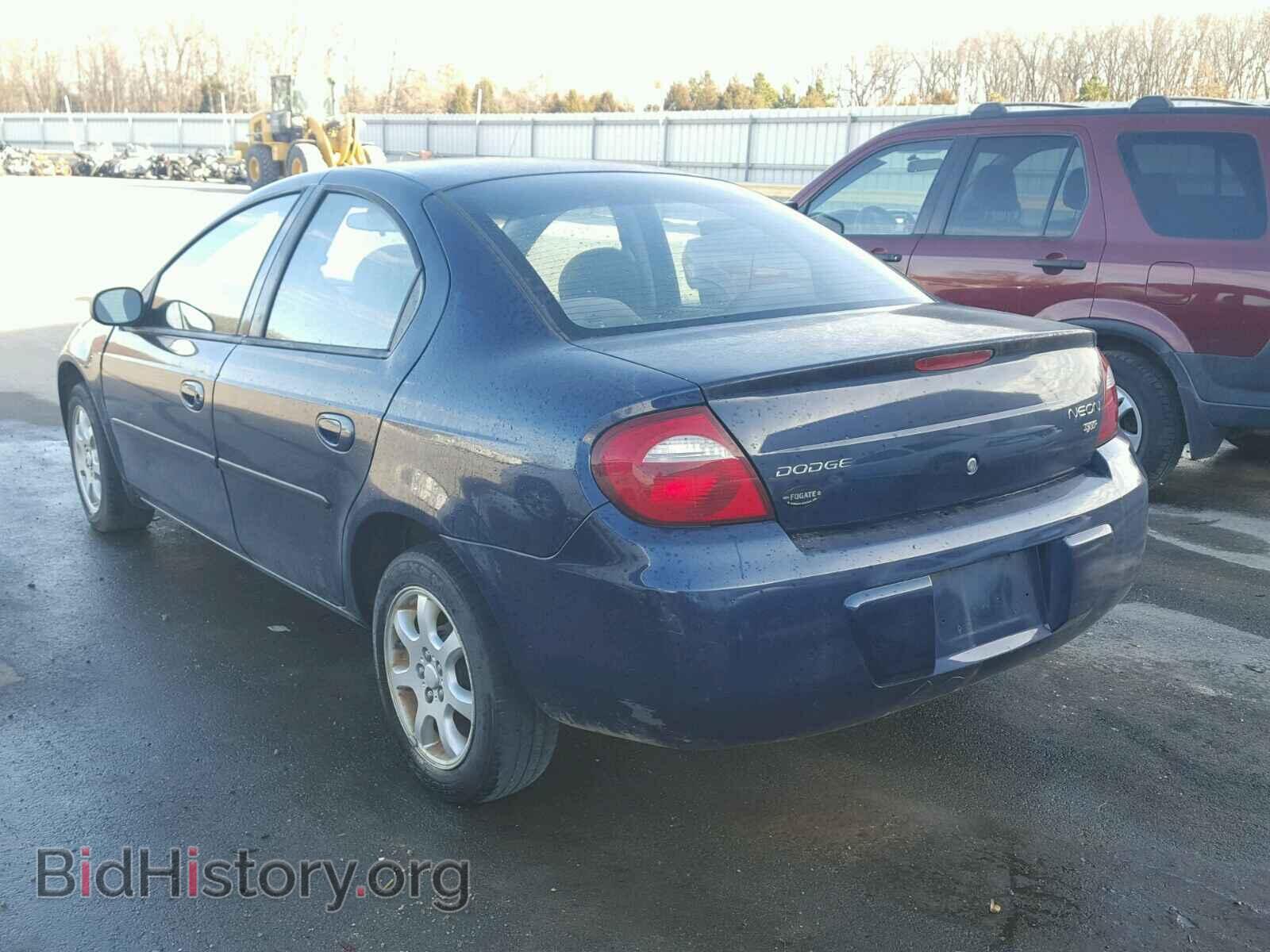 2005 DODGE NEON - VIN: 1B3ES56C95D182331 - Фото 3
