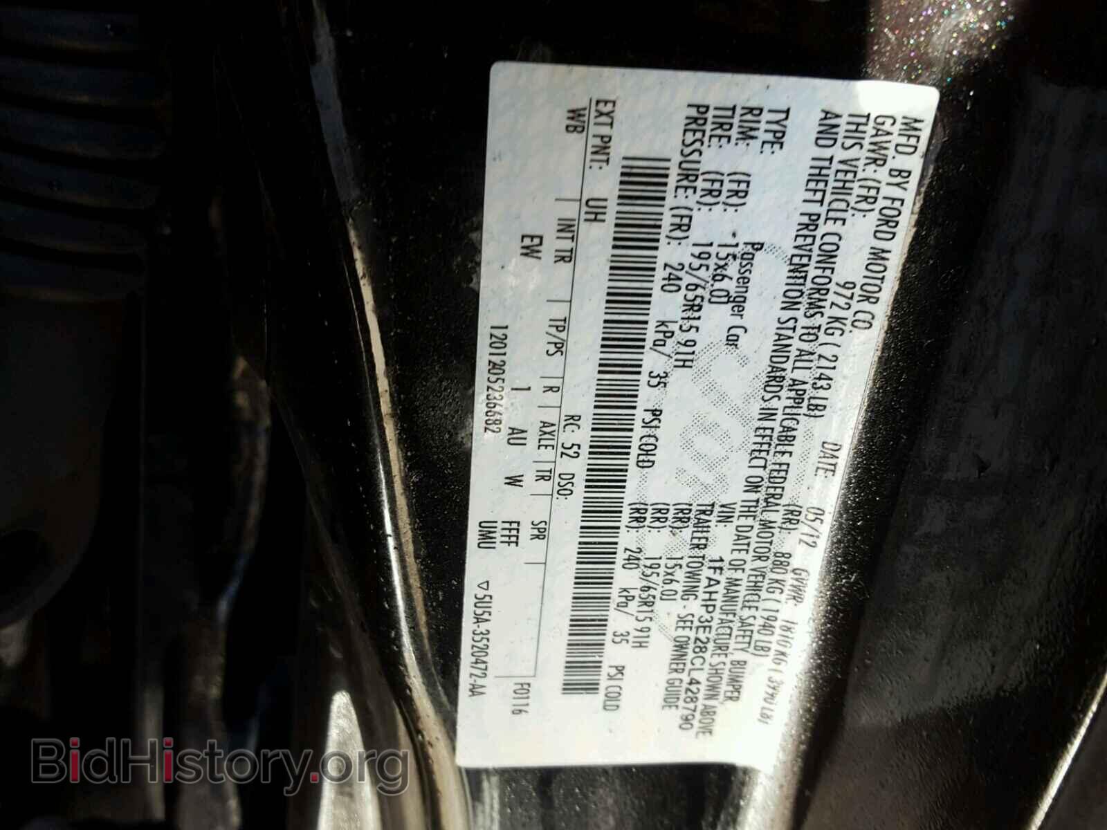 2012 FORD FOCUS - VIN: 1FAHP3E28CL428790 - Photo 10