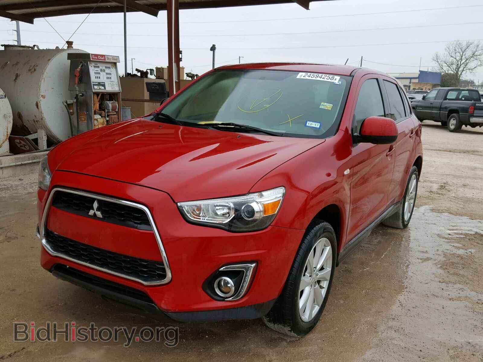 2015 MITSUBISHI OUTLANDER - VIN: 4A4AP3AU6FE015352 - Фото 2