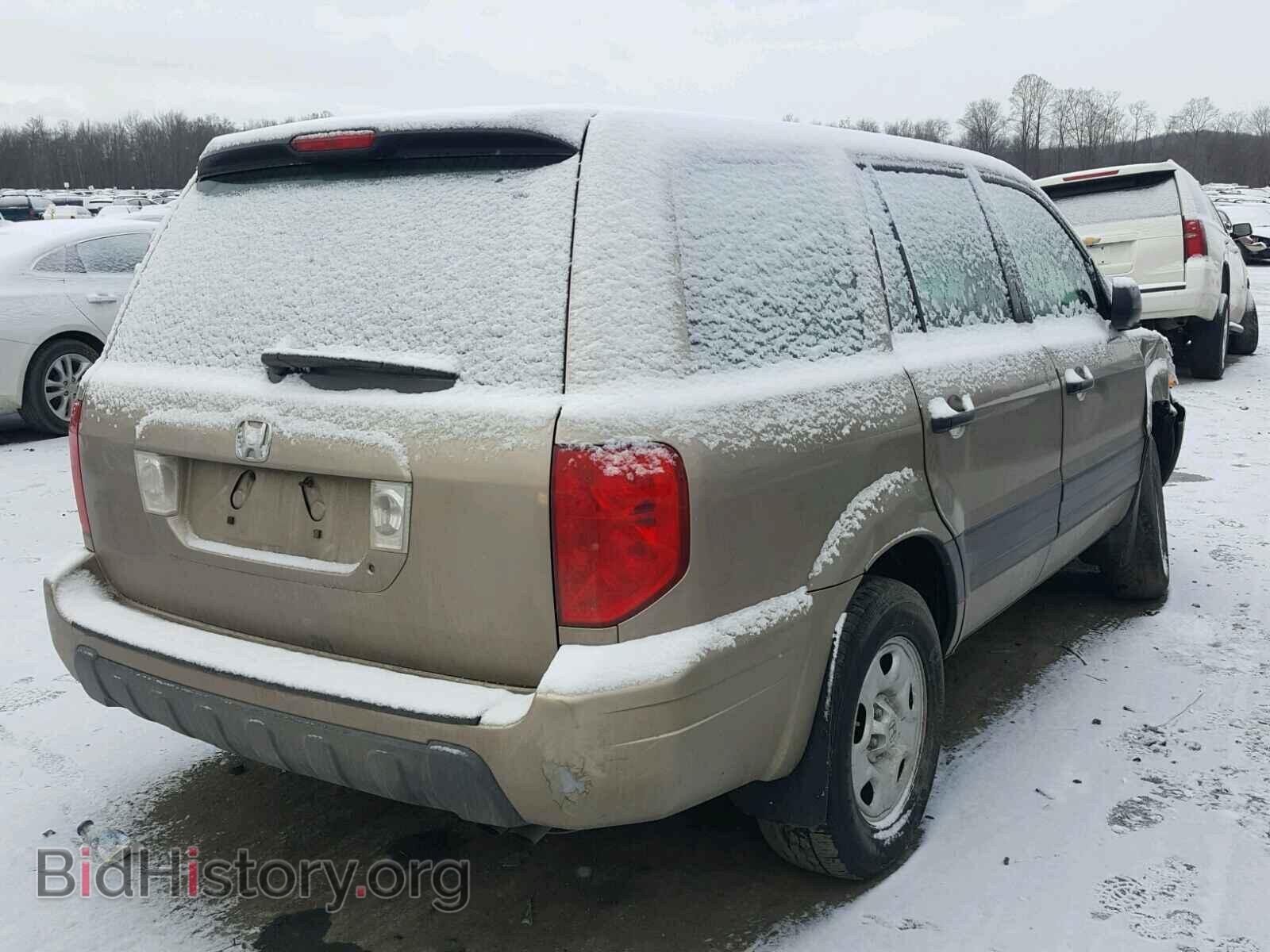 2005 HONDA PILOT - VIN: 2HKYF18185H550061 - Фото 4