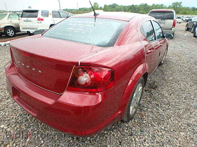 2014 DODGE AVENGER - VIN: 1C3CDZAB2EN225878 - Фото 4