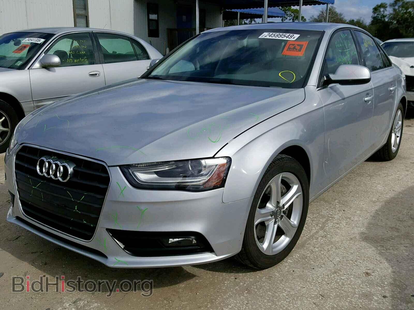2013 AUDI A4 - VIN: WAUAFAFL4DA162978 - Photo 2