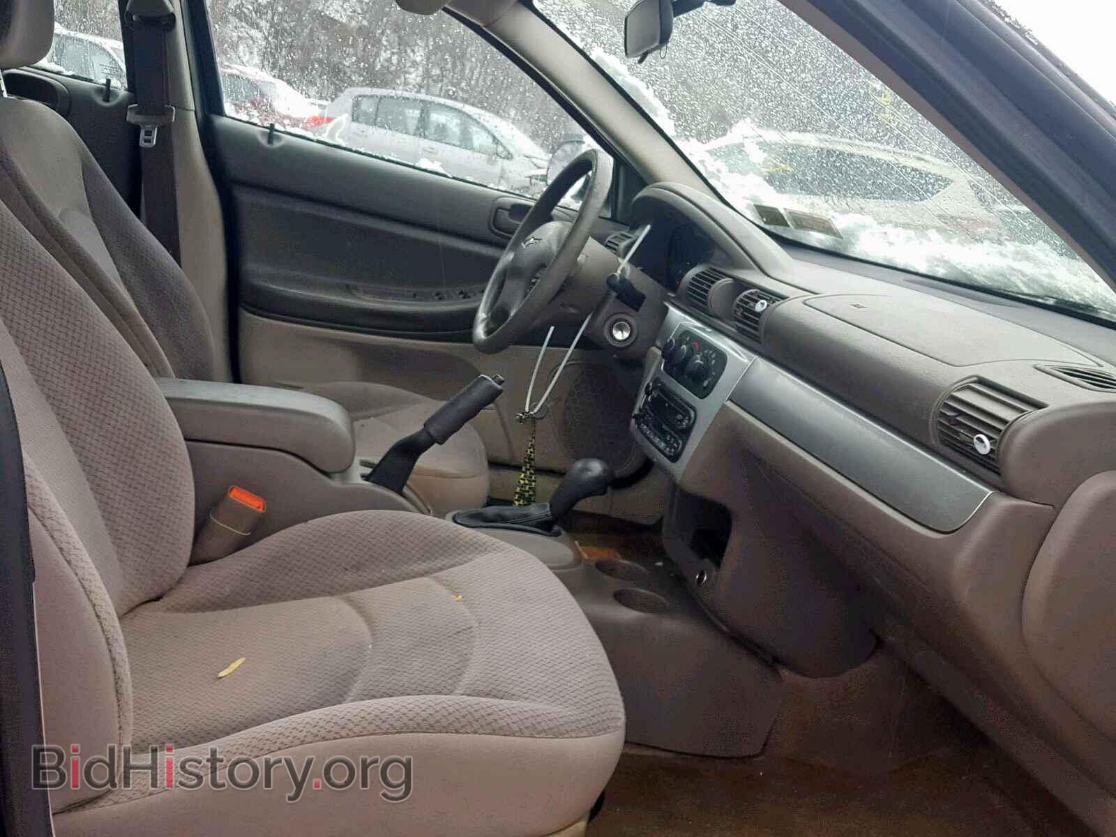 2005 CHRYSLER SEBRING - VIN: 1C3EL56R65N528785 - Фото 5