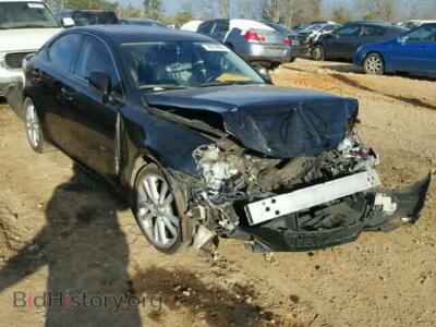 2007 Lexus IS350, черный — VIN JTHBE262375012265, Copart
