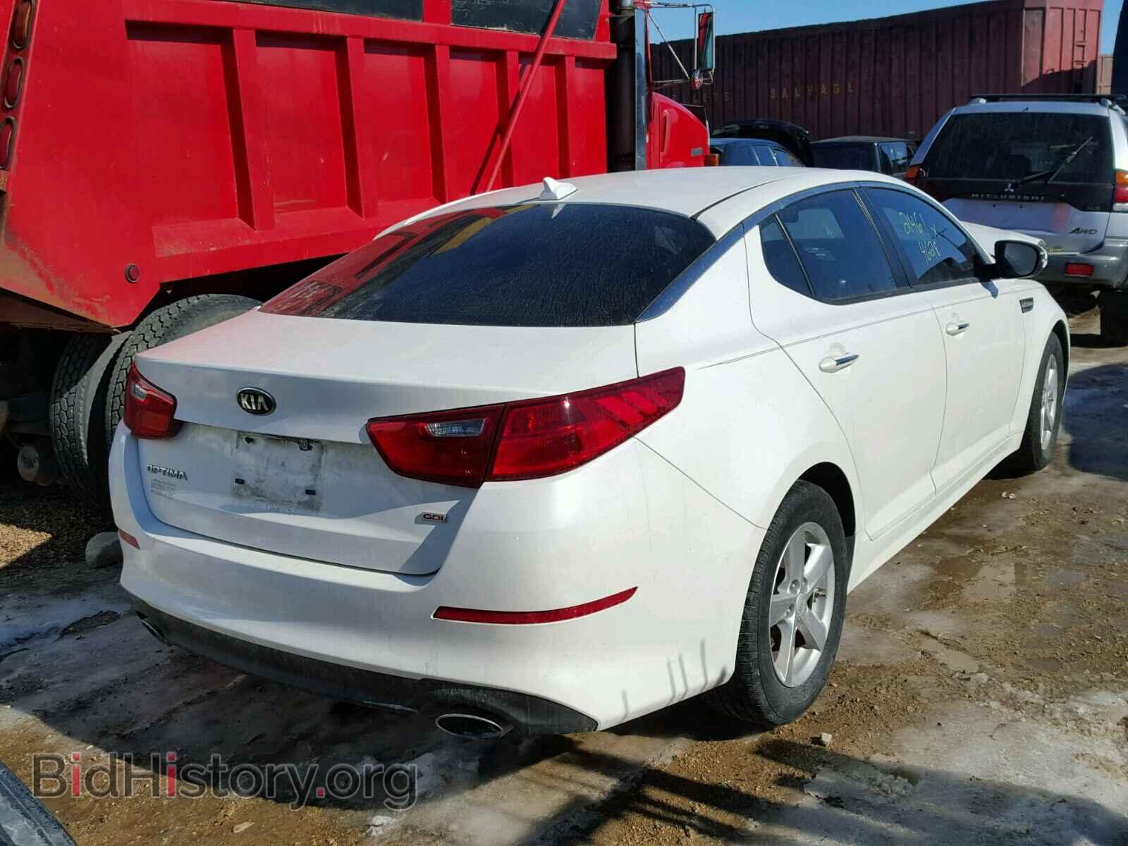 2015 KIA OPTIMA - VIN: KNAGM4A72F5652827 - Фото 4