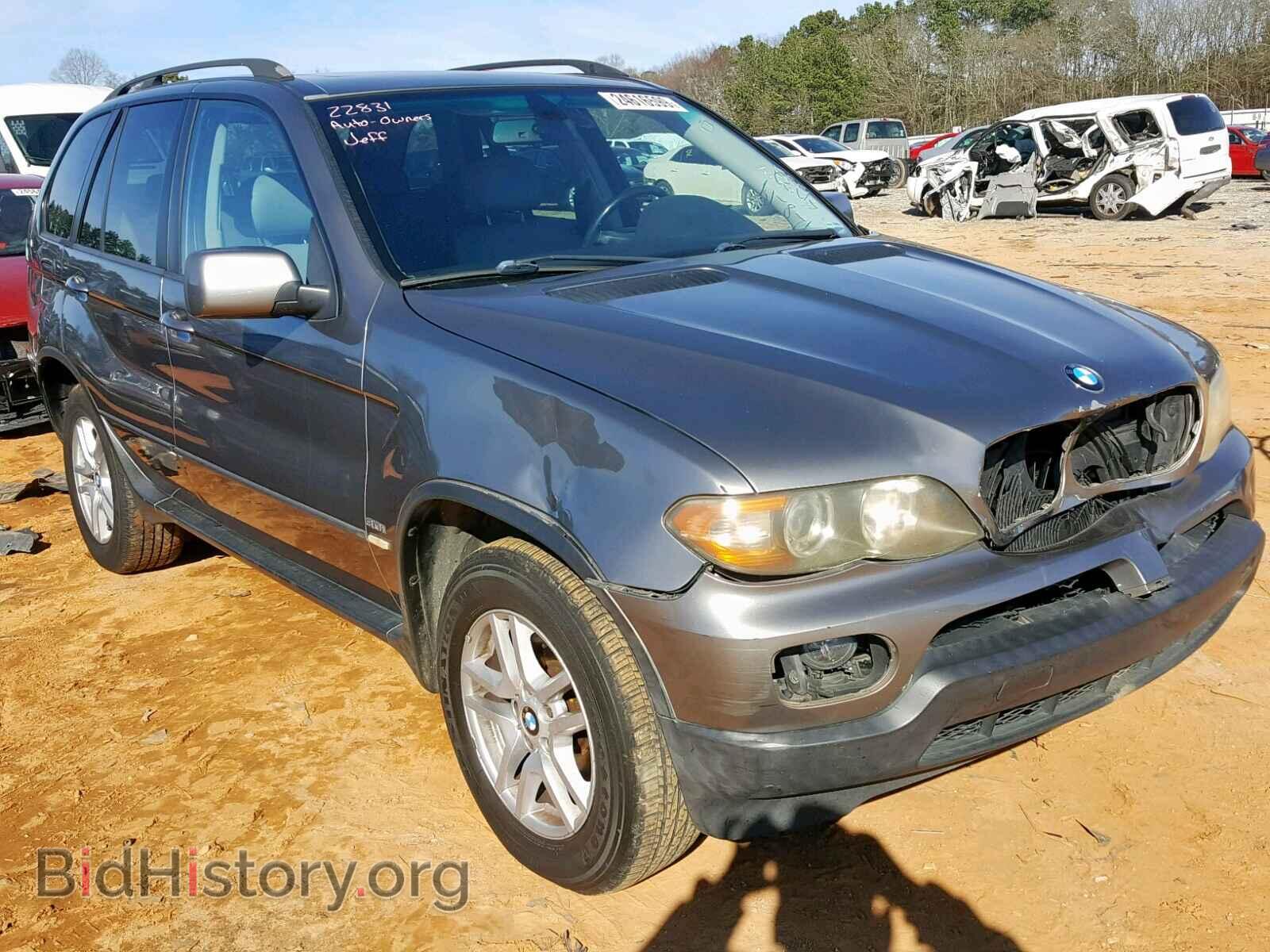 Photo 5UXFA13555LY07056 - BMW X5 2005