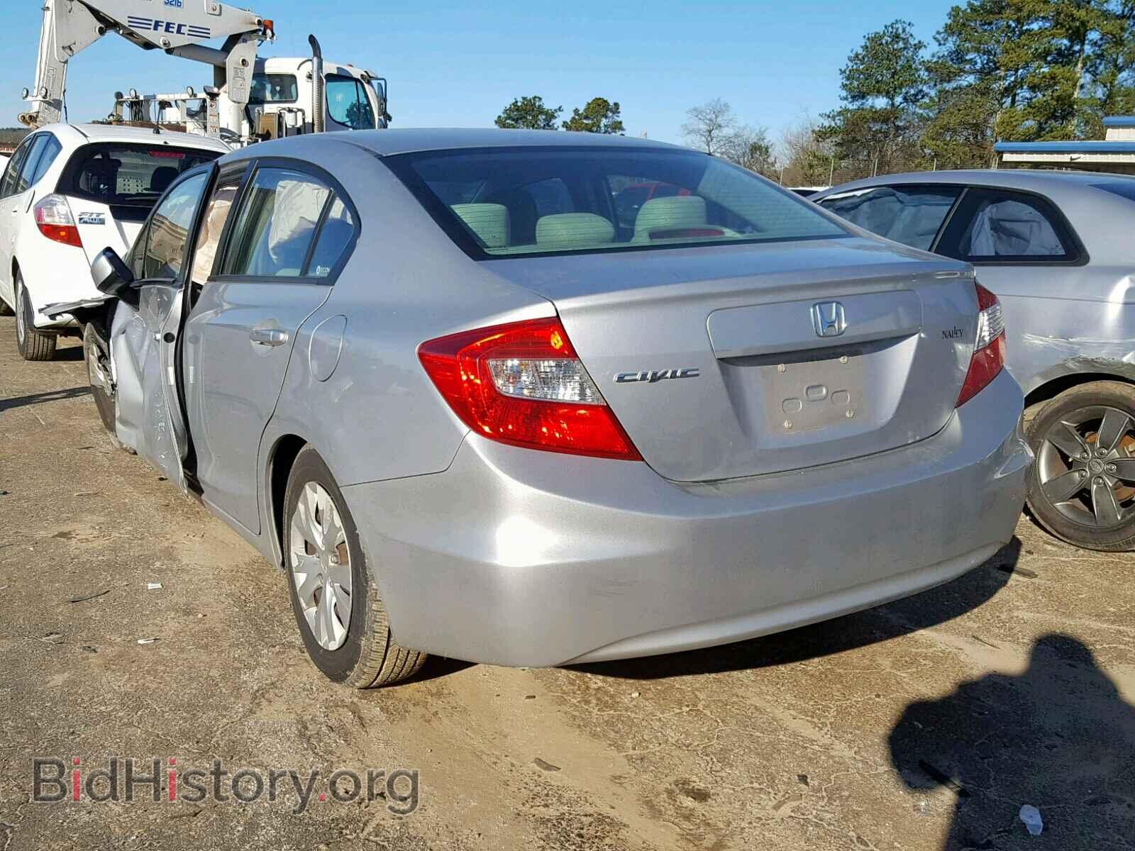 2012 HONDA CIVIC LX - VIN: 19XFB2F59CE087637 - Фото 3