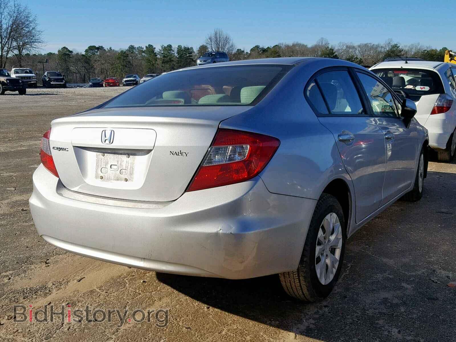 2012 HONDA CIVIC LX - VIN: 19XFB2F59CE087637 - Фото 4