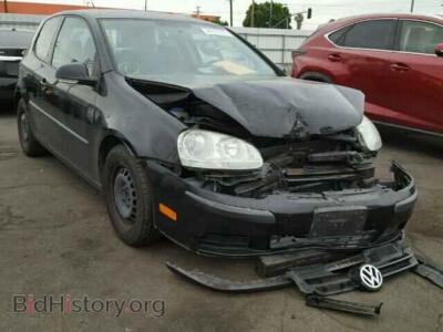 2008 Volkswagen RABBIT, черный — VIN WVWBB71K48W255397, Copart