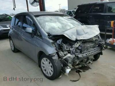 2014 Nissan VERSA Versa Note, silver — VIN 3N1CE2CP7EL383029, Copart
