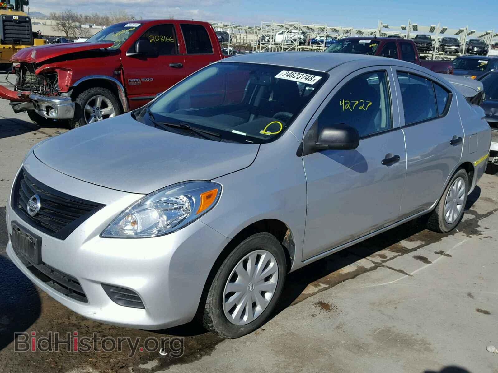 2014 NISSAN VERSA - VIN: 3N1CN7AP4EL821621 - Фото 2