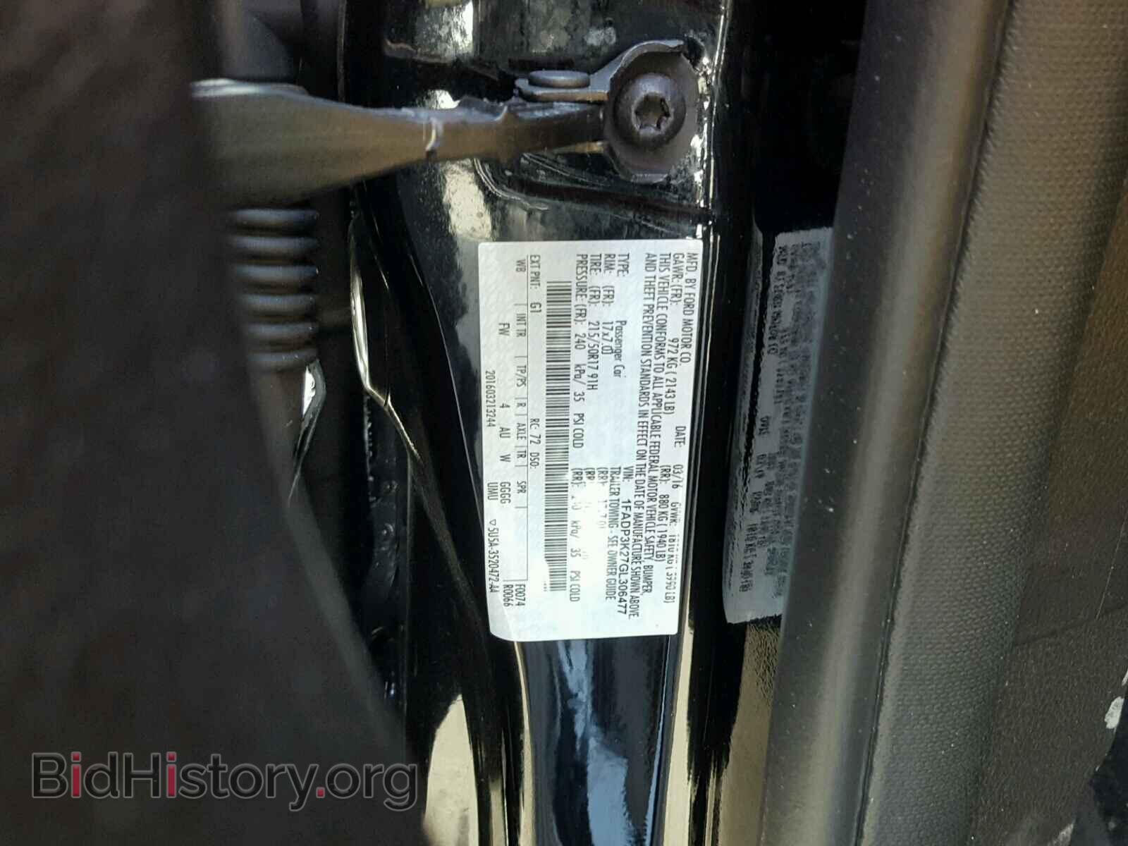 2016 FORD FOCUS - VIN: 1FADP3K27GL306477 - Photo 10