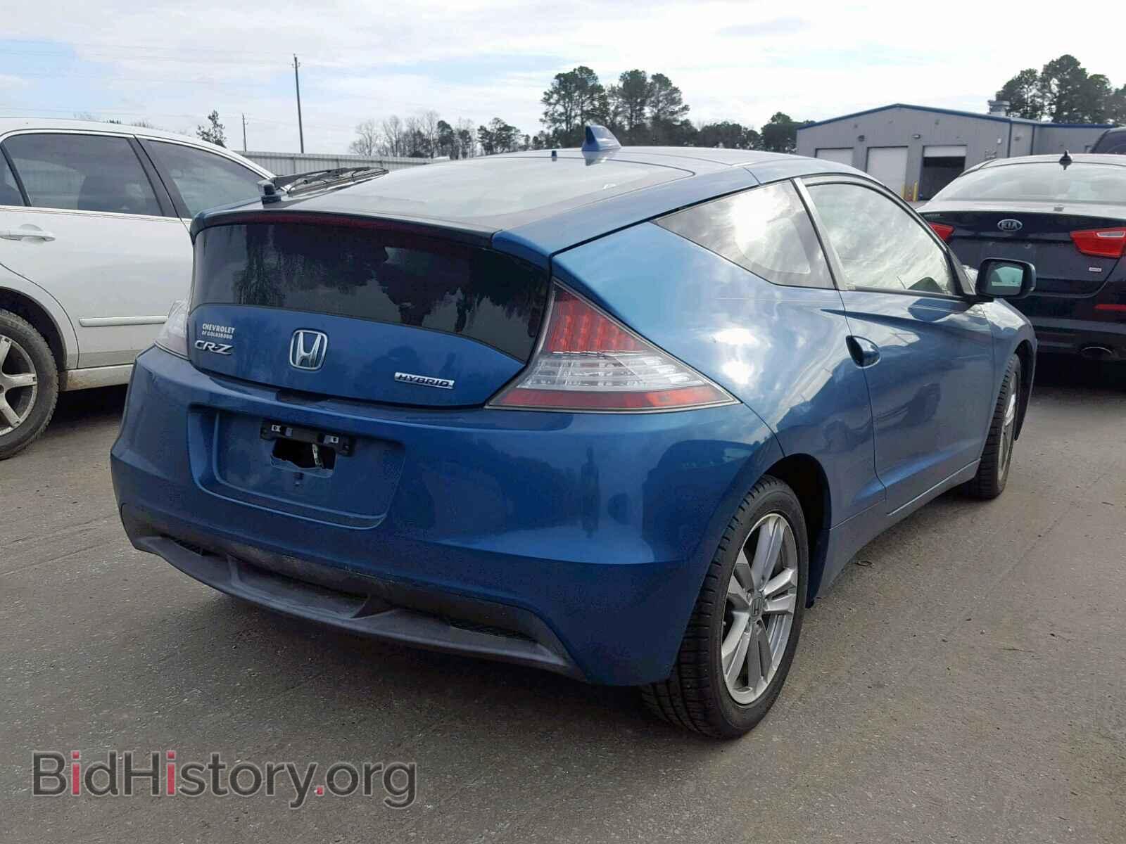 2012 HONDA CR-Z - VIN: JHMZF1D40CS001648 - Фото 4