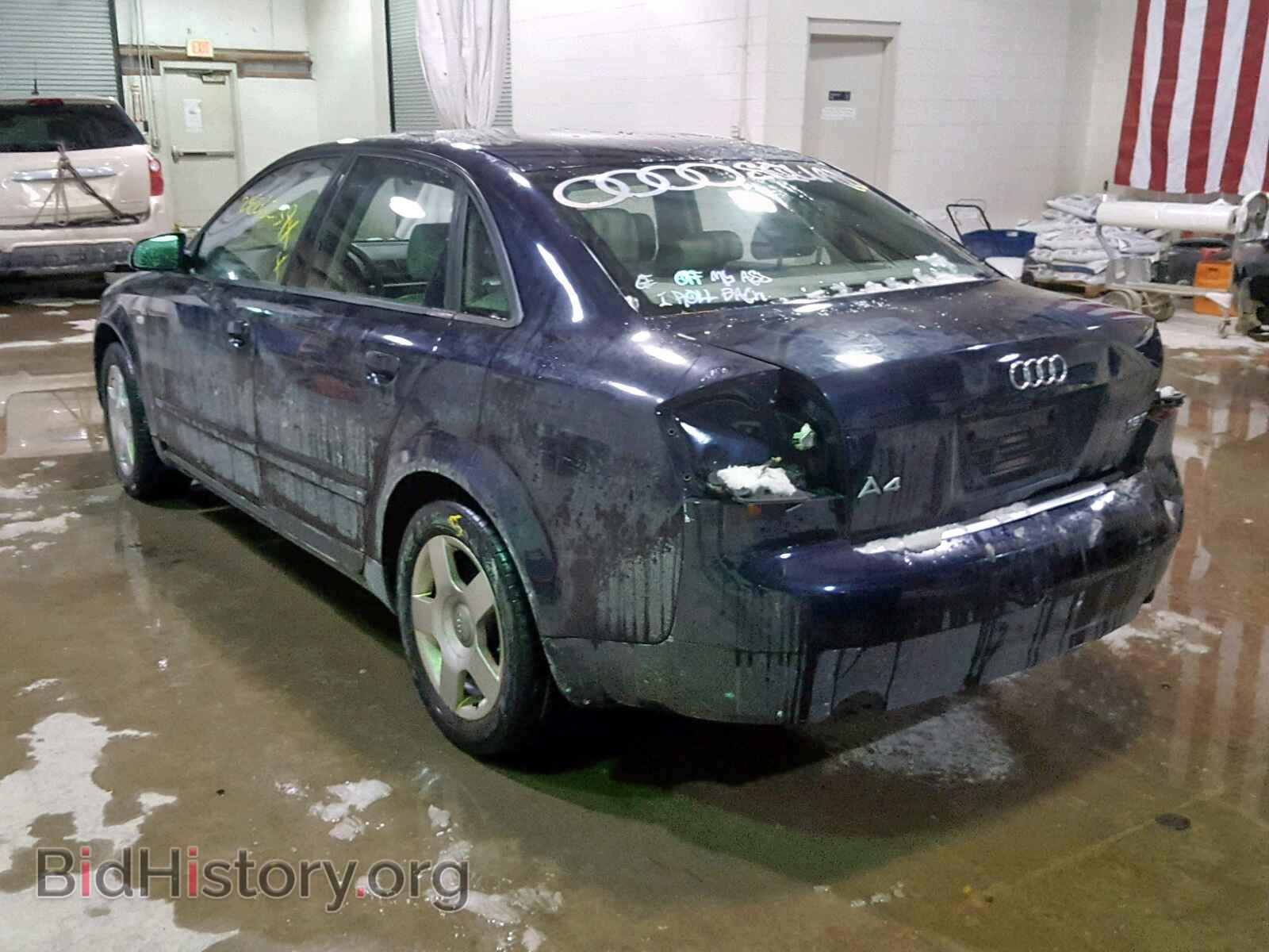 2002 AUDI A4 - VIN: WAULC68E52A247919 - Фото 3