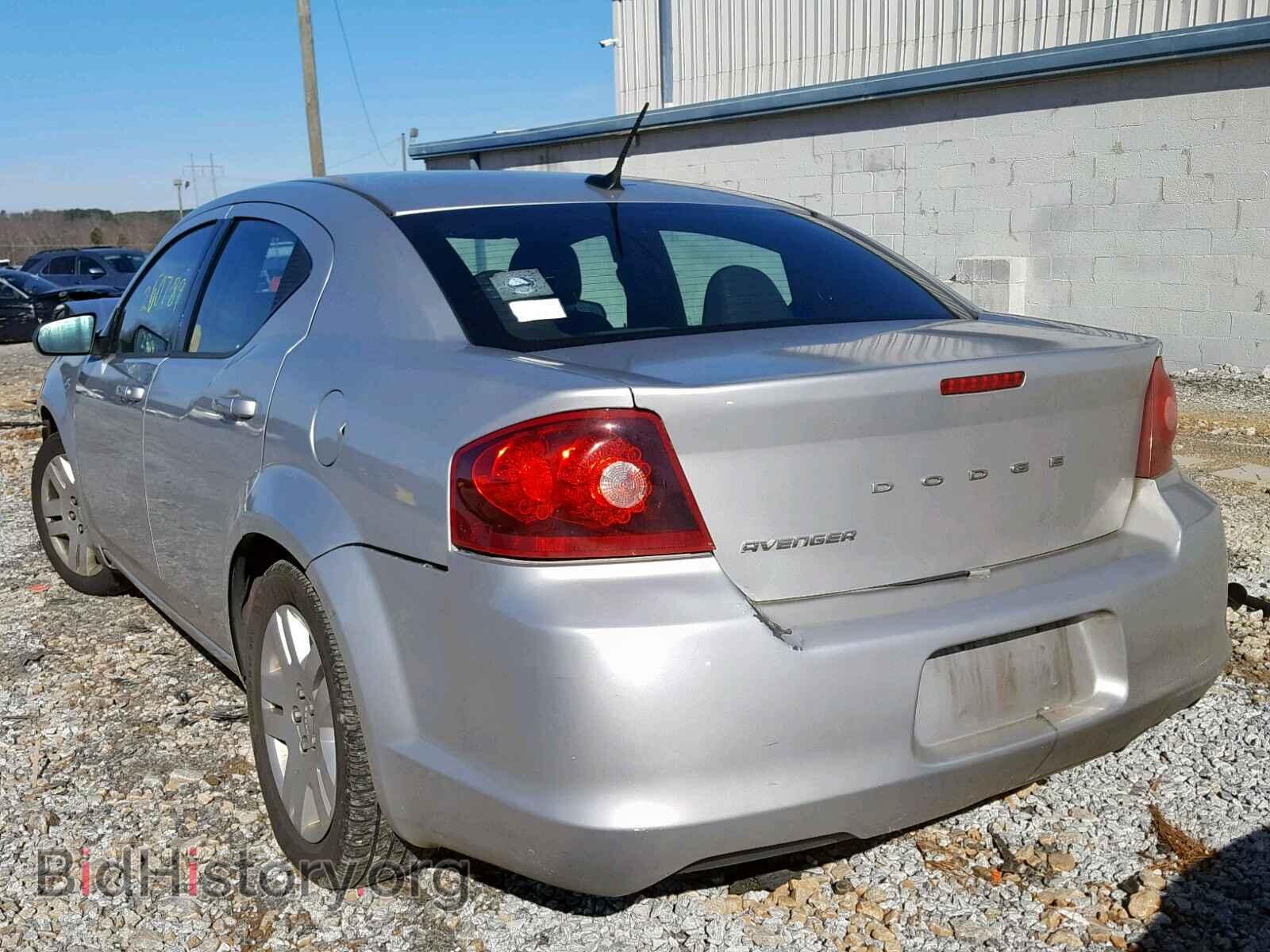 2012 DODGE AVENGER - VIN: 1C3CDZAB8CN165425 - Фото 3