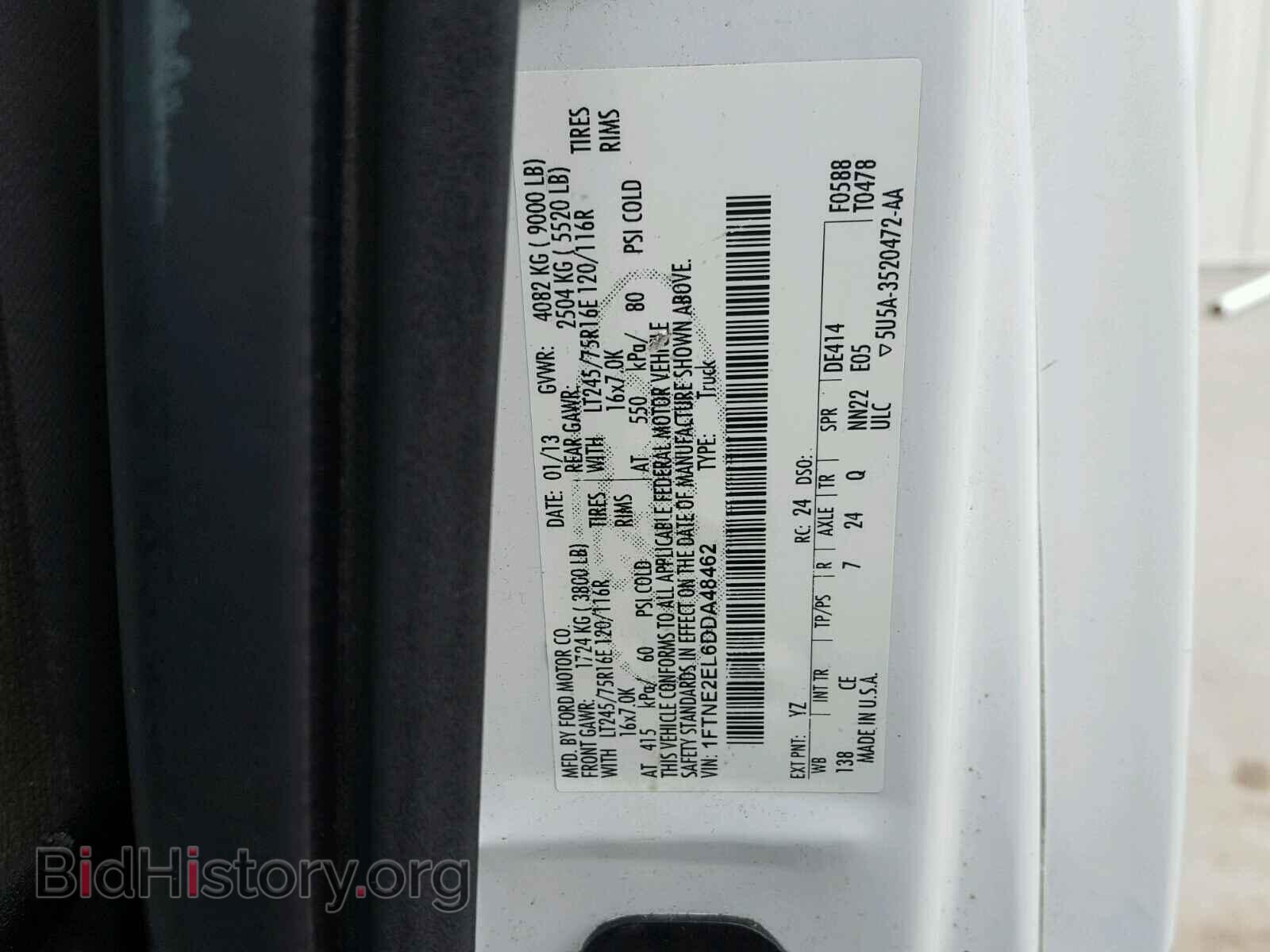 2013 FORD ECONOLINE - VIN: 1FTNE2EL6DDA48462 - Photo 10