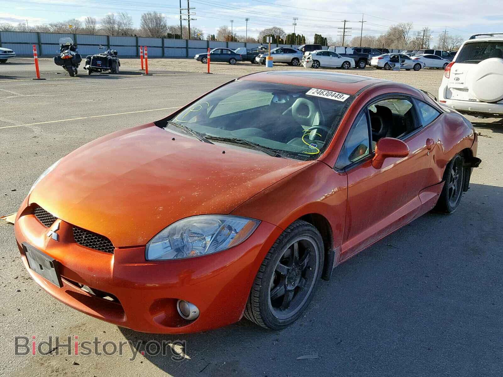 2006 MITSUBISHI ECLIPSE - VIN: 4A3AK34T36E001401 - Фото 2