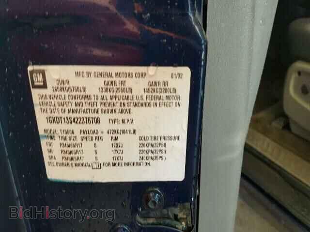 2002 GMC ENVOY - VIN: 1GKDT13S422376708 - Photo 10