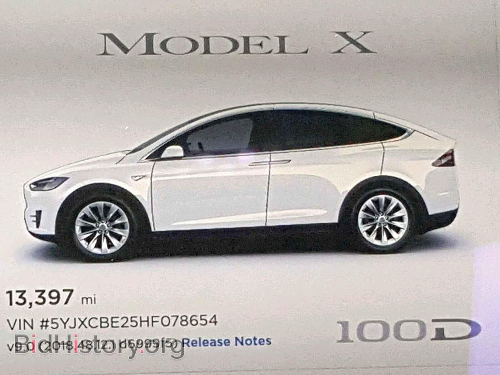 2017 TESLA MODEL X - VIN: 5YJXCBE25HF078654 - Фото 8
