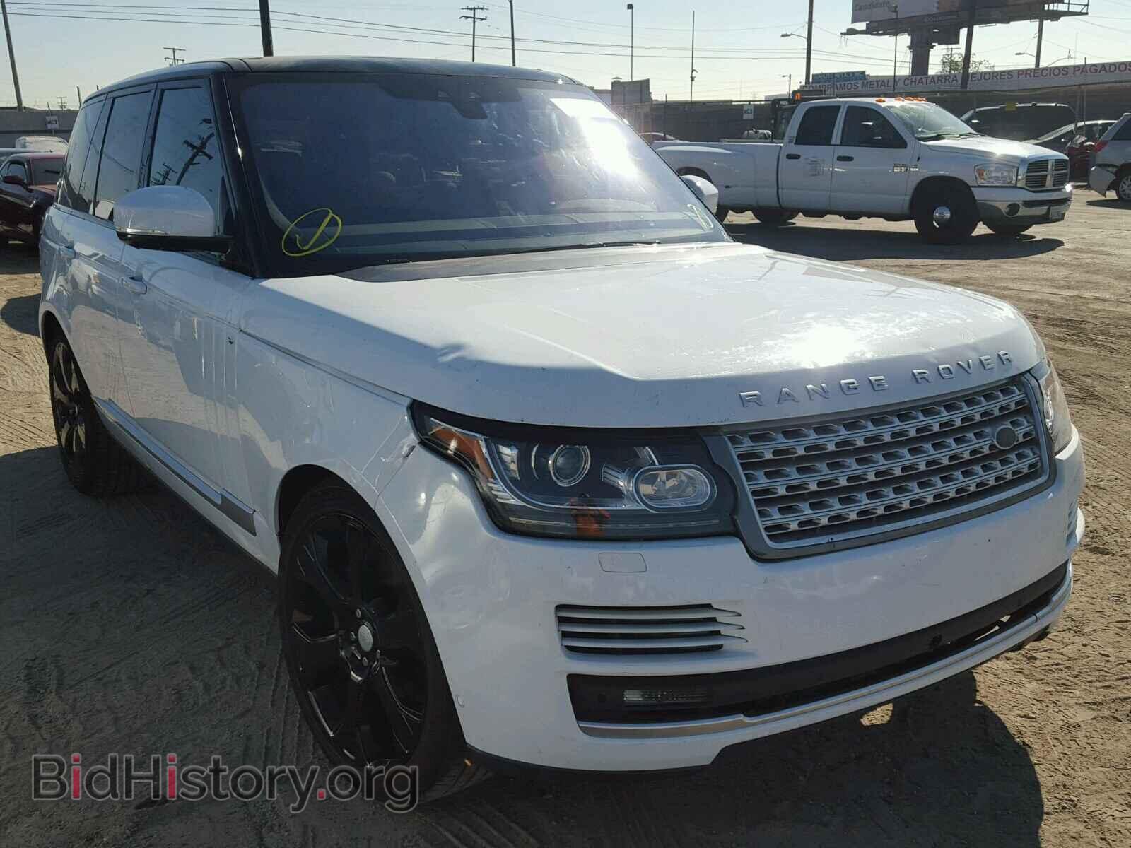 Фотография SALGS2FE9HA359305 - LAND ROVER RANGEROVER 2017