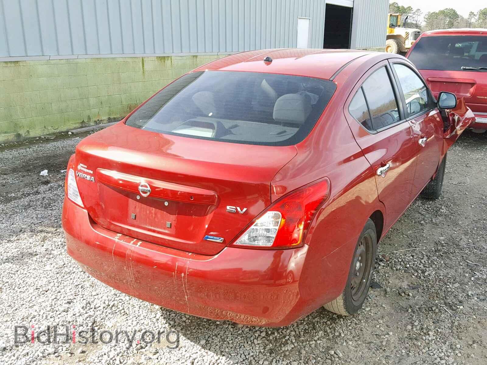 2012 NISSAN VERSA - VIN: 3N1CN7AP8CL883729 - Фото 4