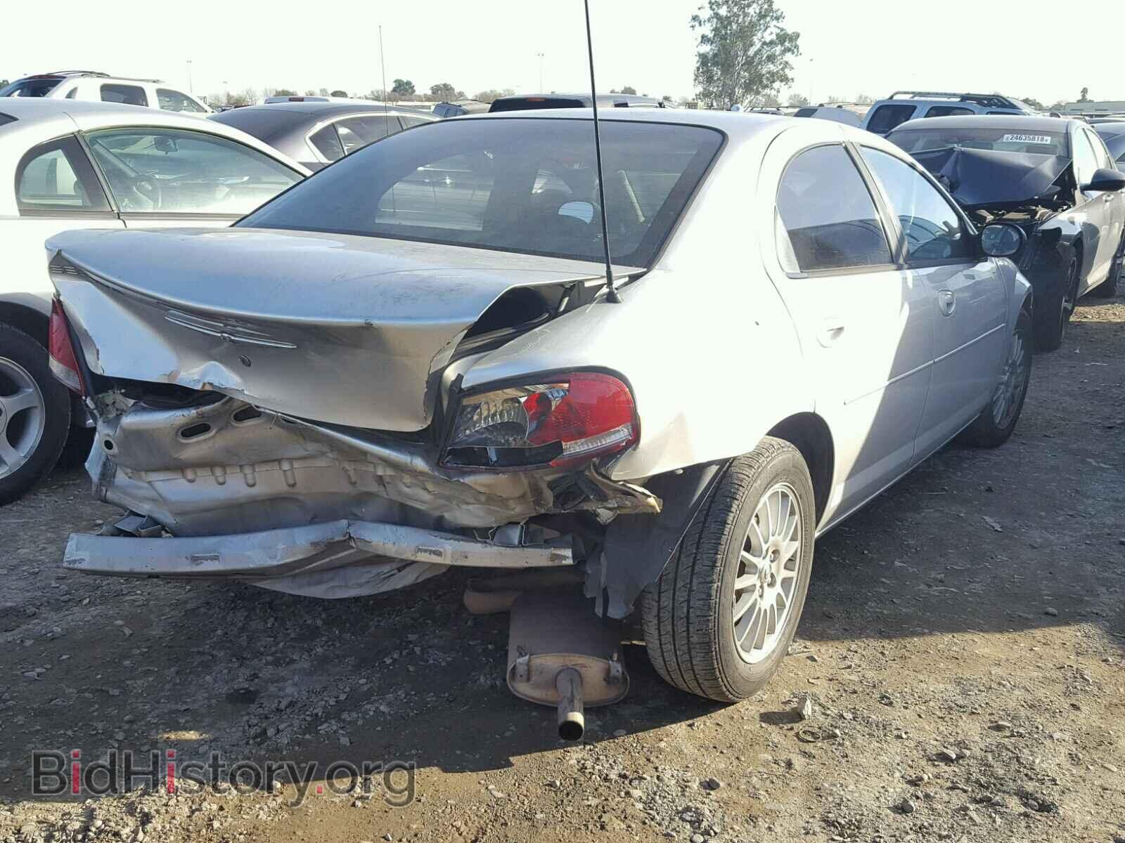 2005 CHRYSLER SEBRING - VIN: 1C3EL46J45N505381 - Фото 4