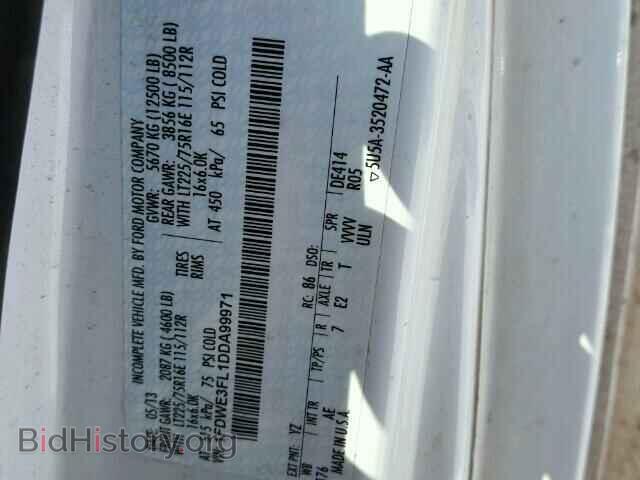2013 FORD ECONOLINE - VIN: 1FDWE3FL1DDA99971 - Фото 10