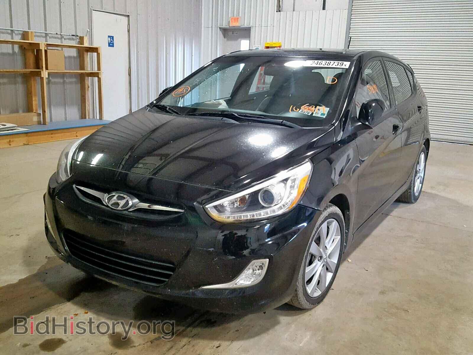 2014 HYUNDAI ACCENT - VIN: KMHCU5AE7EU165919 - Фото 2