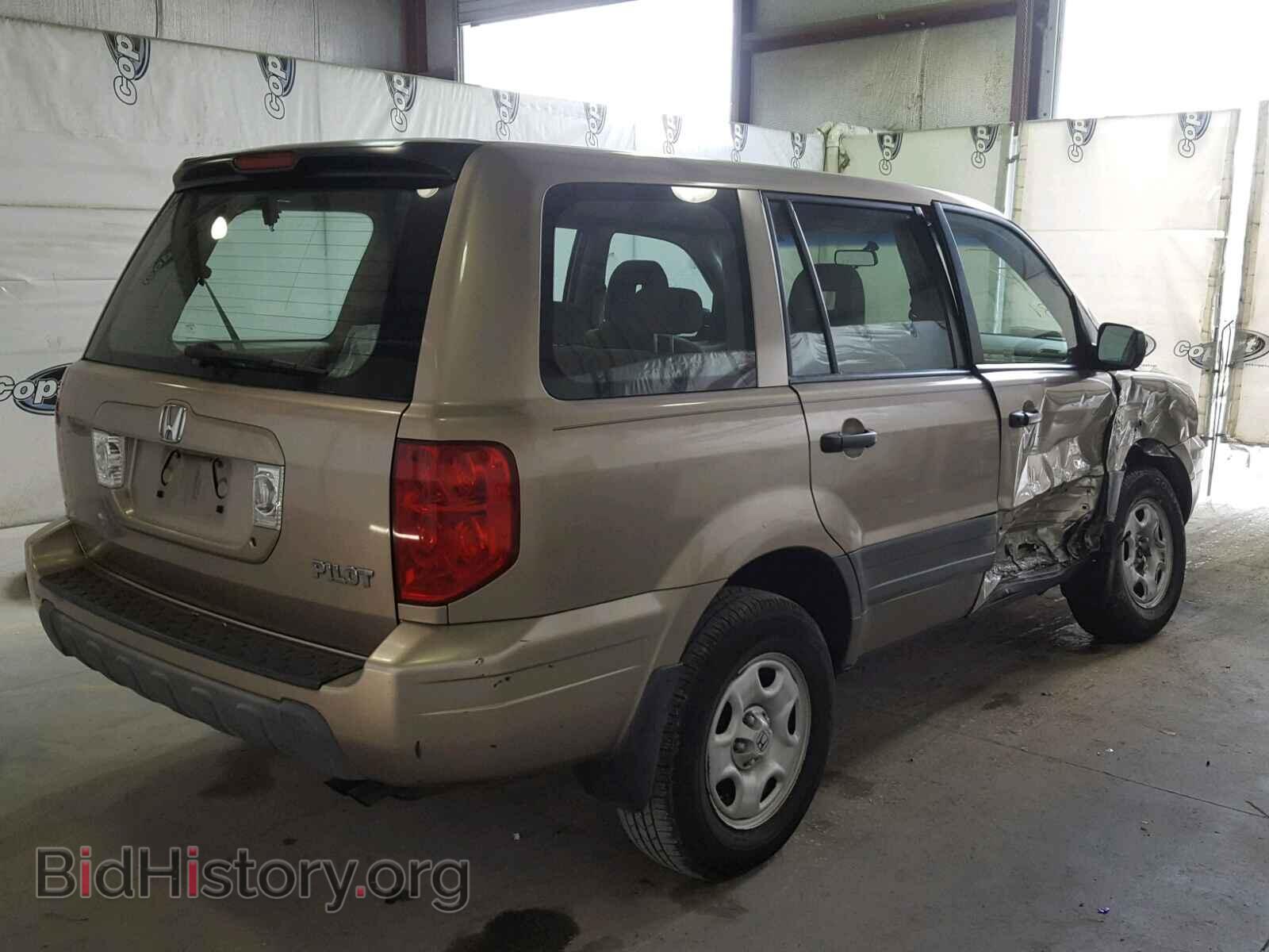 2005 HONDA PILOT - VIN: 2HKYF18115H544408 - Фото 4