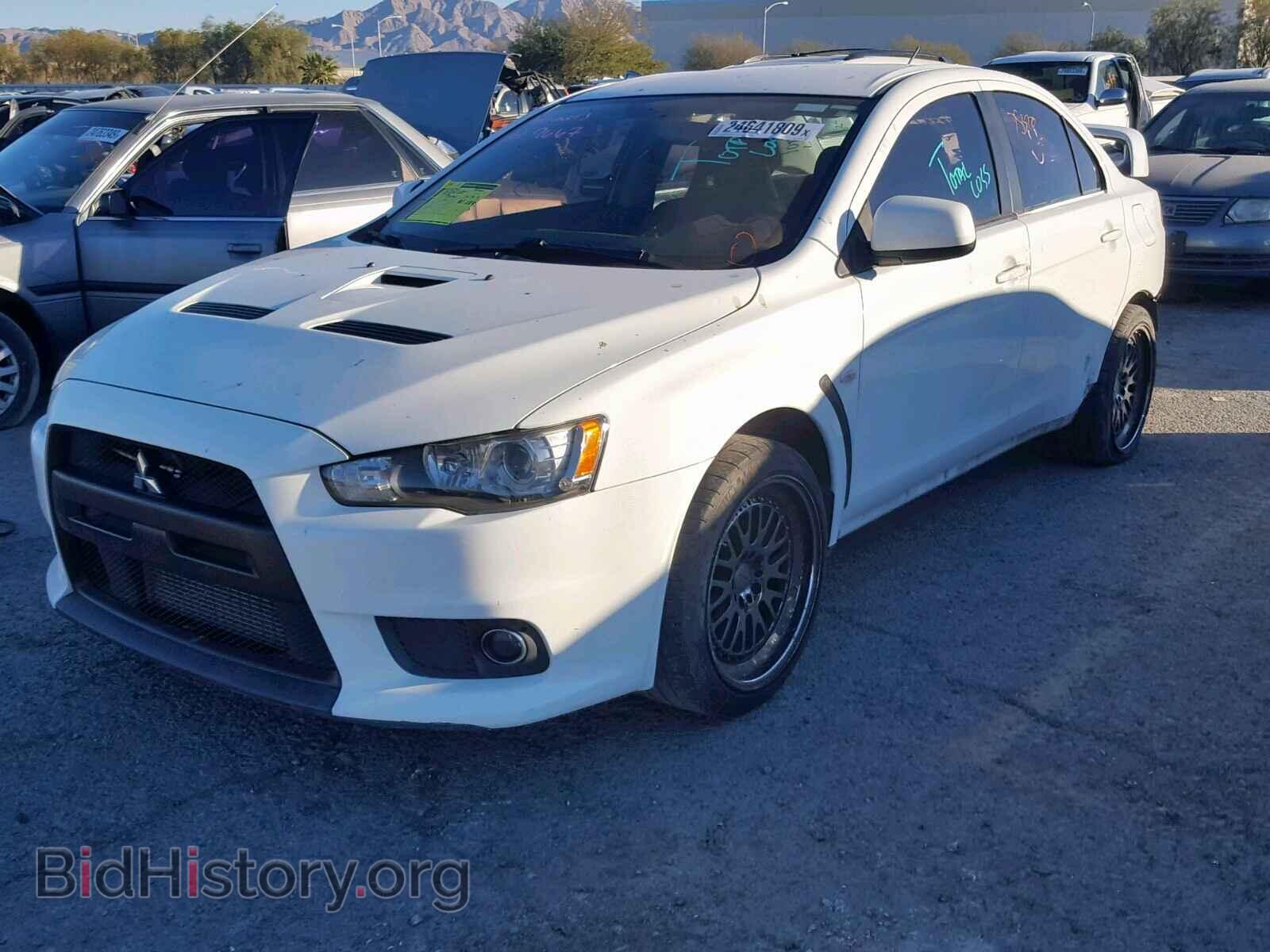 2013 MITSUBISHI EVO - VIN: JA32W8FV2DU024032 - Фото 2