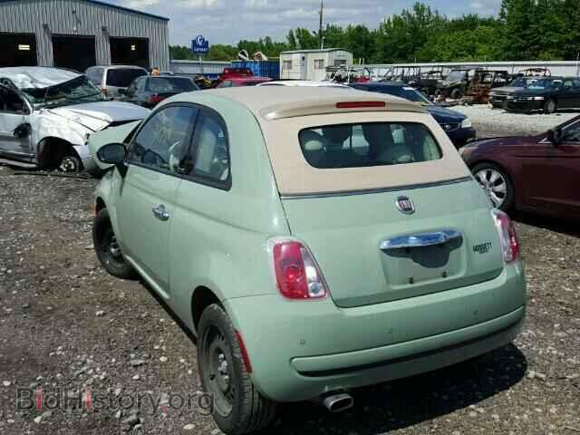 2013 FIAT 500 - VIN: 3C3CFFDRXDT693373 - Фото 3