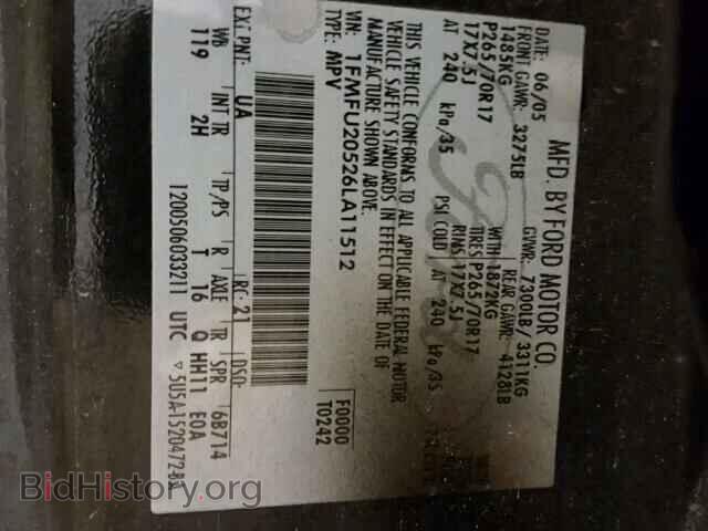 2006 FORD EXPEDITION - VIN: 1FMFU20526LA11512 - Photo 10