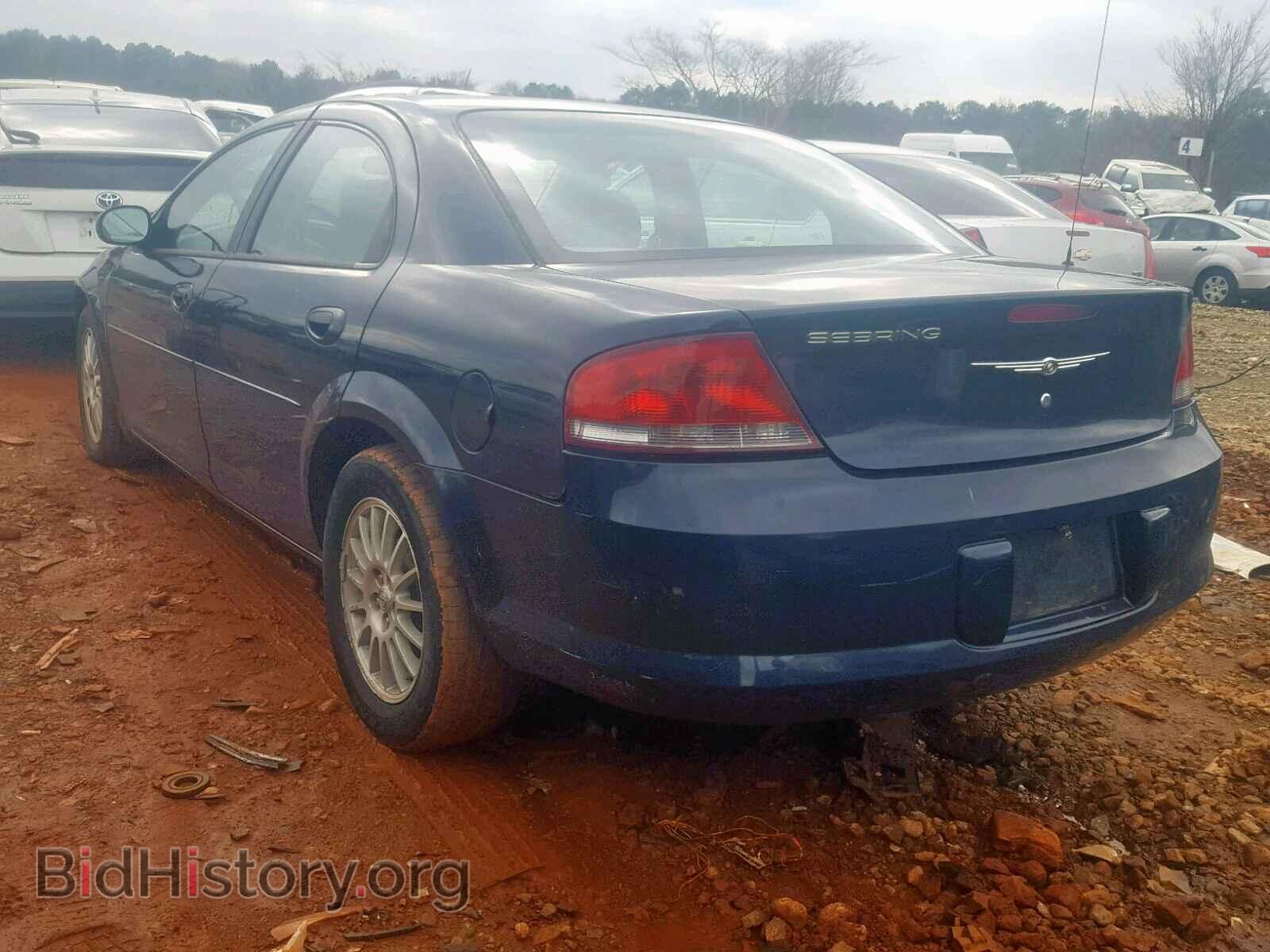 2004 CHRYSLER SEBRING - VIN: 1C3EL46XX4N340228 - Фото 3