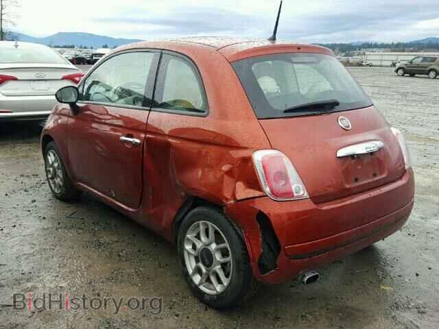 2013 FIAT 500 - VIN: 3C3CFFAR3DT746130 - Фото 3