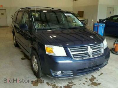 2008 Dodge CARAVAN Grand Cara, синий — VIN 2D8HN54P28R105313, Copart