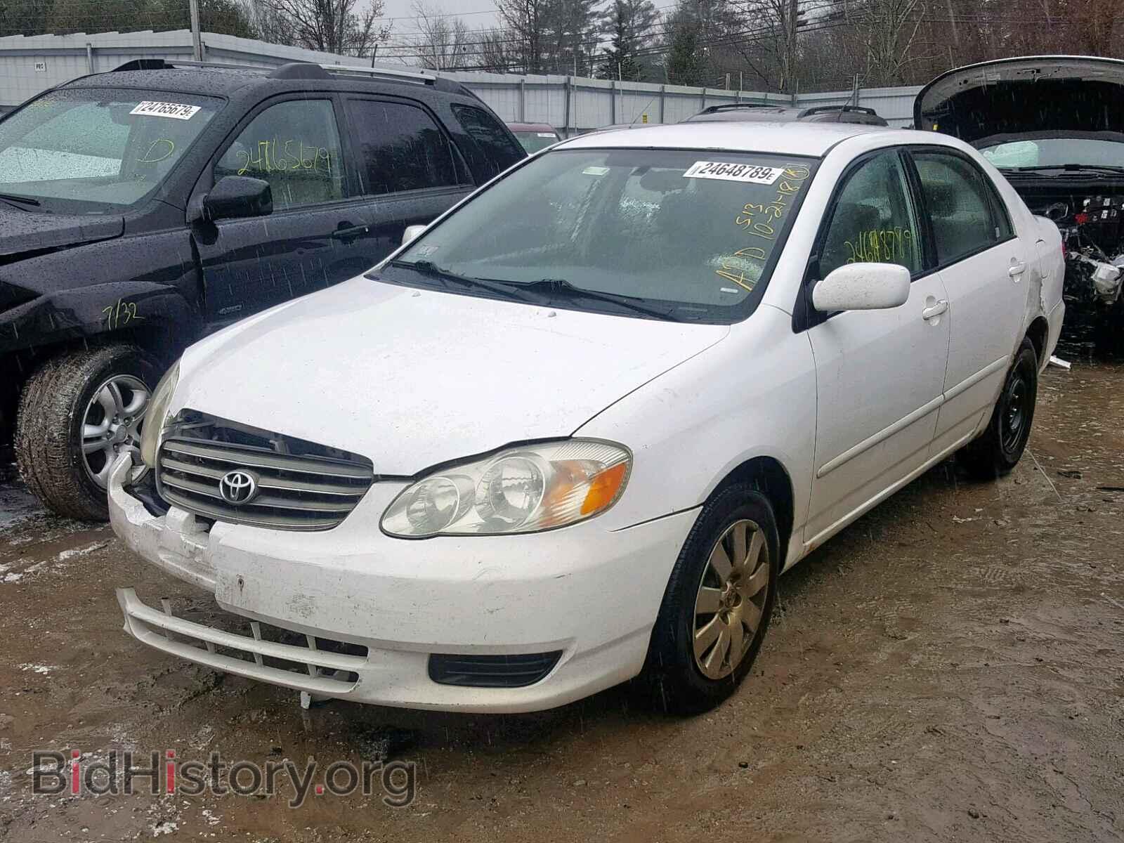 2003 TOYOTA COROLLA - VIN: 2T1BR32E13C022527 - Фото 2