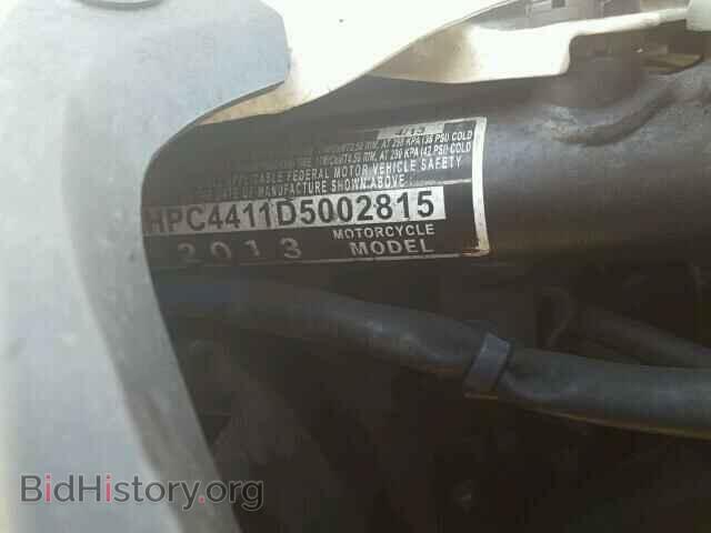 2013 HONDA CBR CYCLE - VIN: MLHPC4411D5002815 - Фото 10