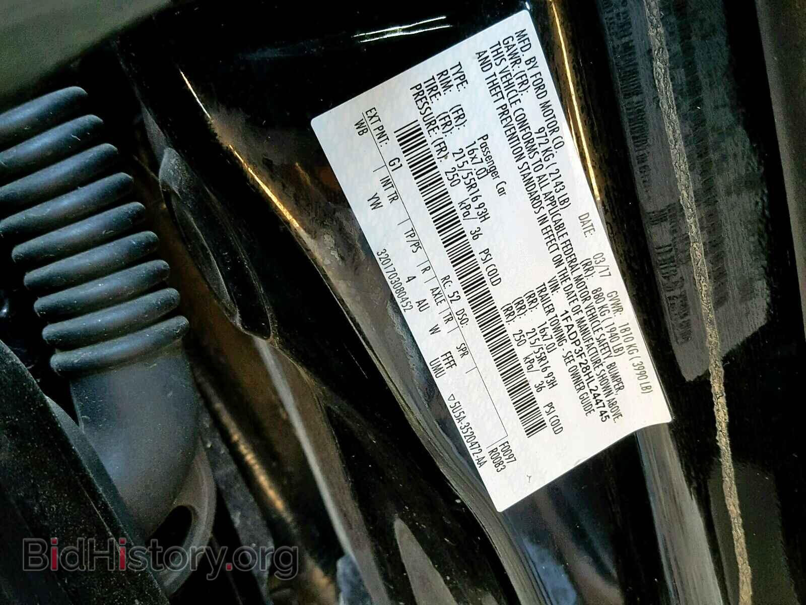 2017 FORD FOCUS SE - VIN: 1FADP3F28HL244745 - Фото 10