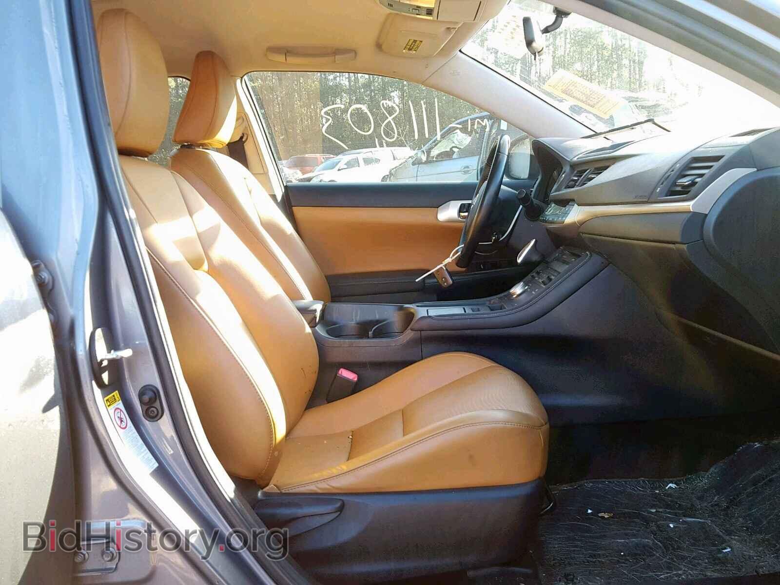 2012 LEXUS CT 200 - VIN: JTHKD5BH3C2047365 - Фото 5