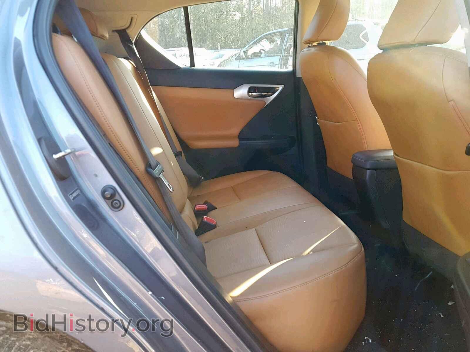 2012 LEXUS CT 200 - VIN: JTHKD5BH3C2047365 - Фото 6