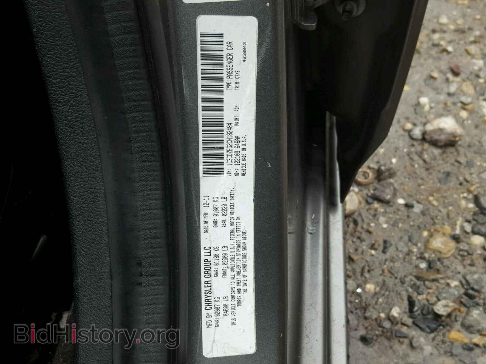 2012 DODGE AVENGER - VIN: 1C3CDZEG2CN182484 - Фото 10