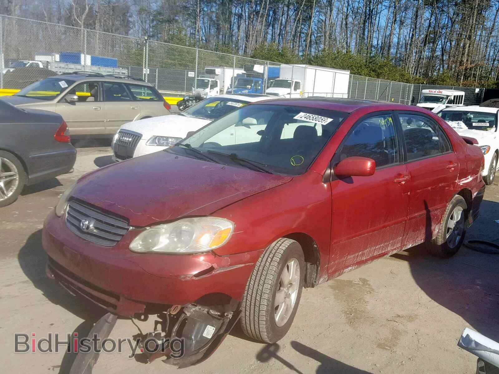 2003 TOYOTA COROLLA - VIN: 2T1BR32E33C150414 - Фото 2