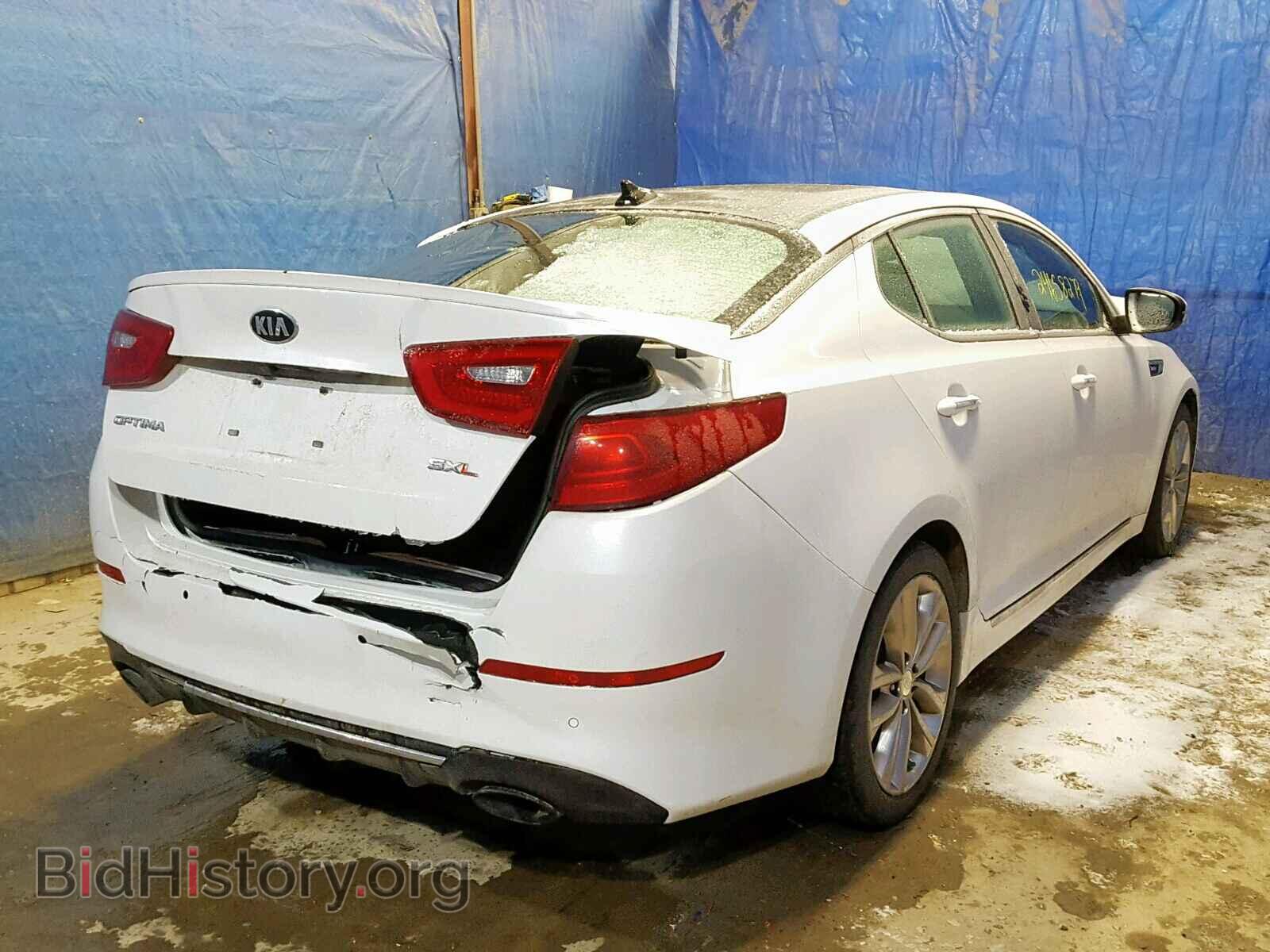 2015 KIA OPTIMA - VIN: 5XXGR4A64FG419507 - Фото 4
