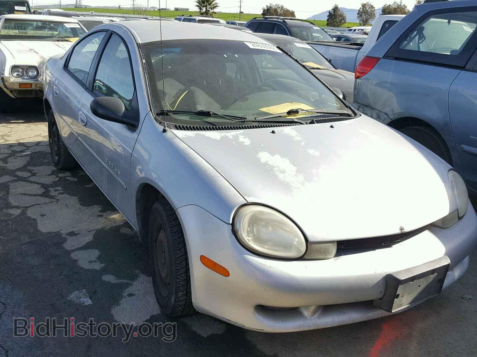 Фотография 1B3ES46C1YD806976 - DODGE NEON 2000