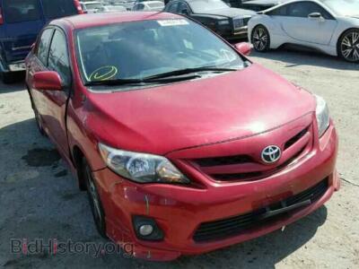 2011 Toyota COROLLA Corolla/S/, красный — VIN 2T1BU4EE8BC553822, Copart