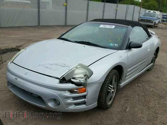 2003 MITSUBISHI ECLIPSE - VIN: 4A3AE75H63E057840 - Фото 2