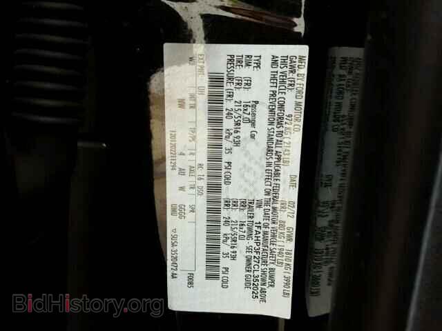 2012 FORD FOCUS - VIN: 1FAHP3F27CL352025 - Фото 10