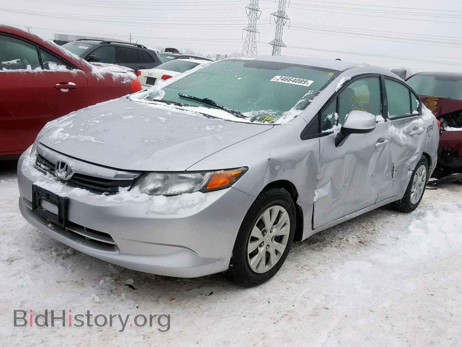 2012 HONDA CIVIC LX - VIN: 19XFB2F56CE069788 - Фото 2