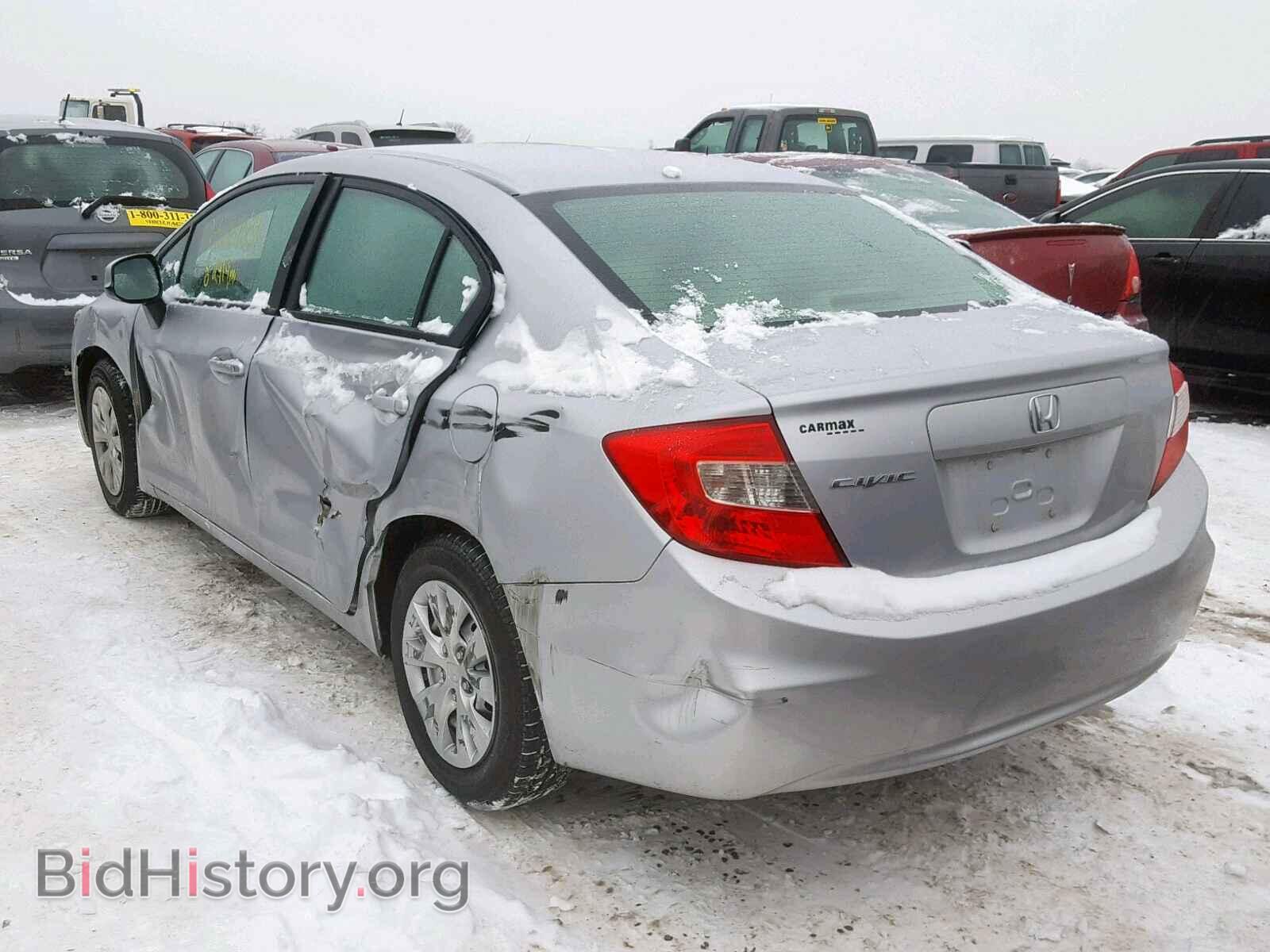 2012 HONDA CIVIC LX - VIN: 19XFB2F56CE069788 - Фото 3