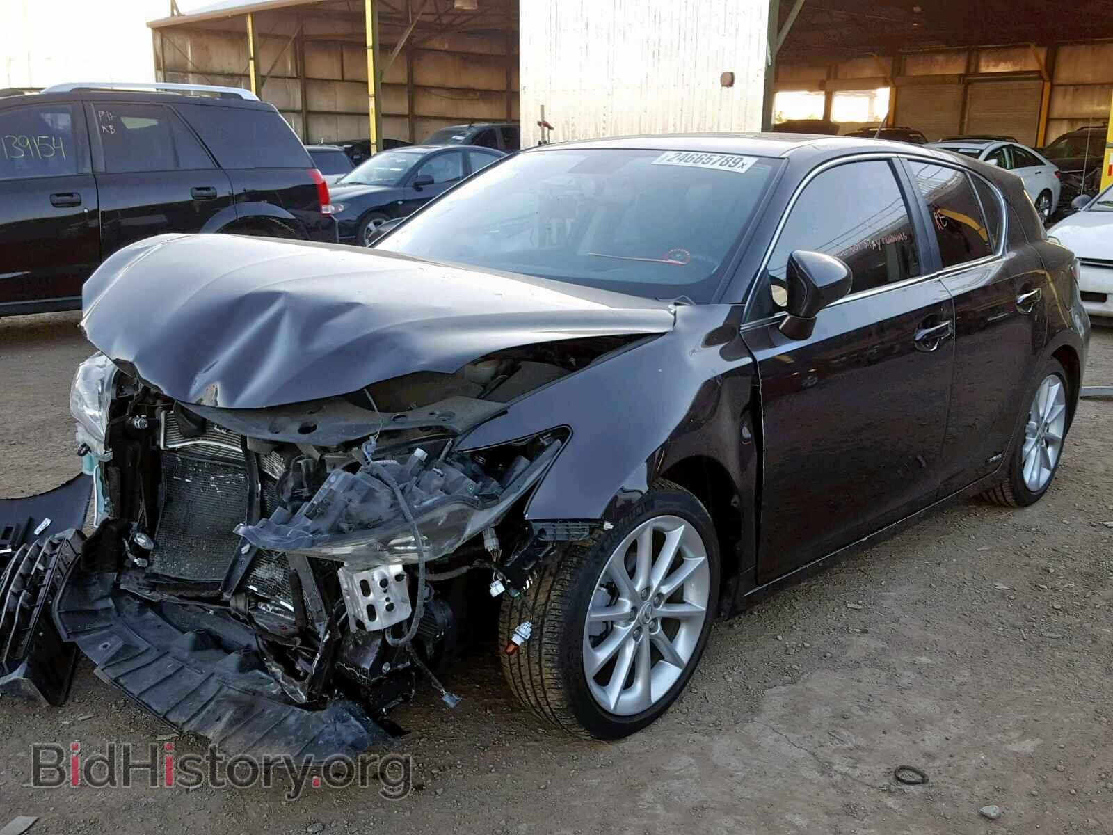 2012 LEXUS CT 200 - VIN: JTHKD5BH6C2104884 - Фото 2